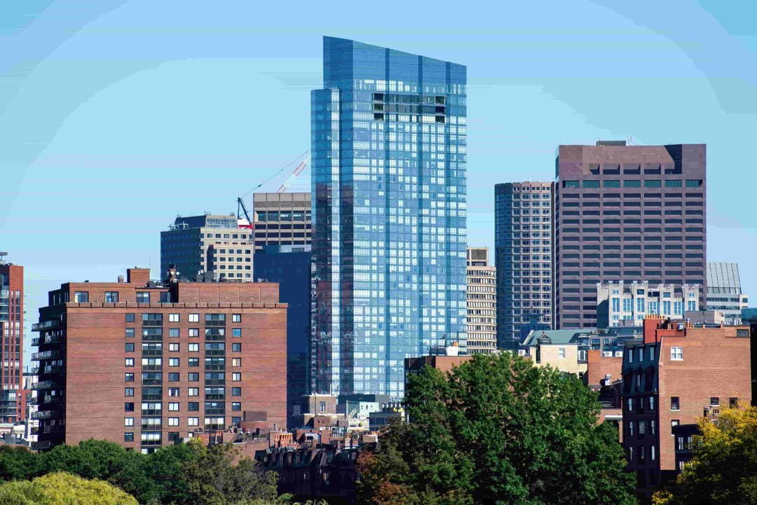 A commercial area
